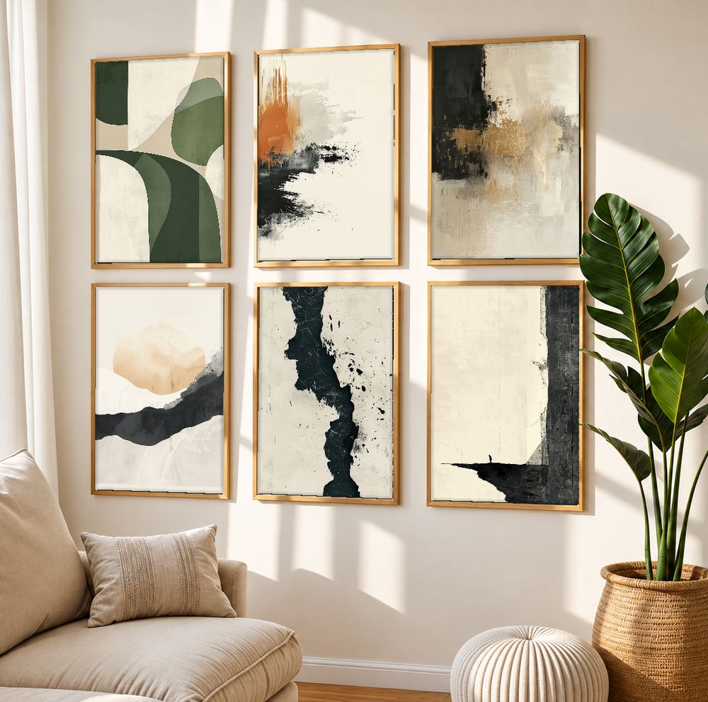 Set de cuadros decorativos que combinan