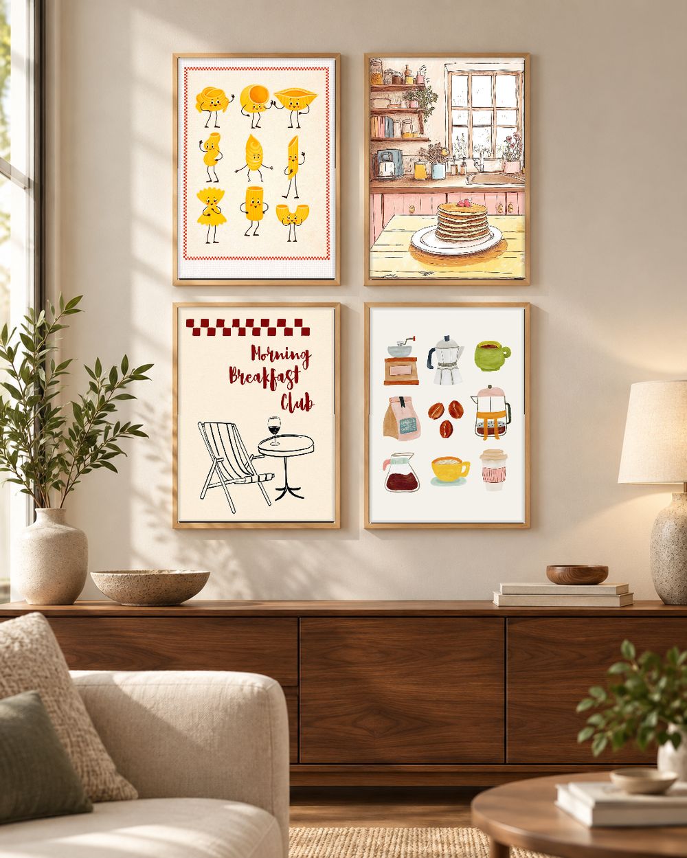 Set de cuadros decorativos que combinan