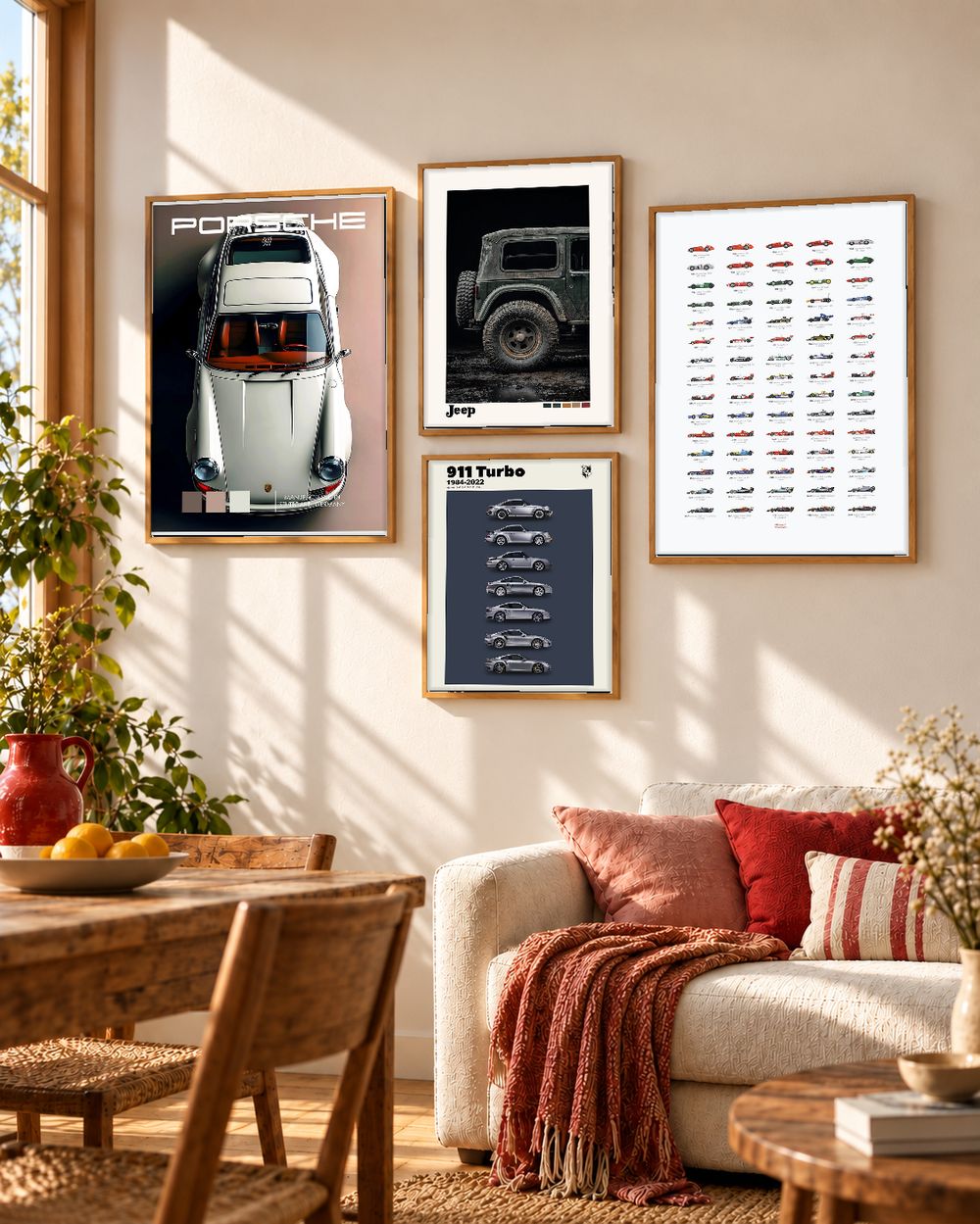 Set de cuadros decorativos que combinan
