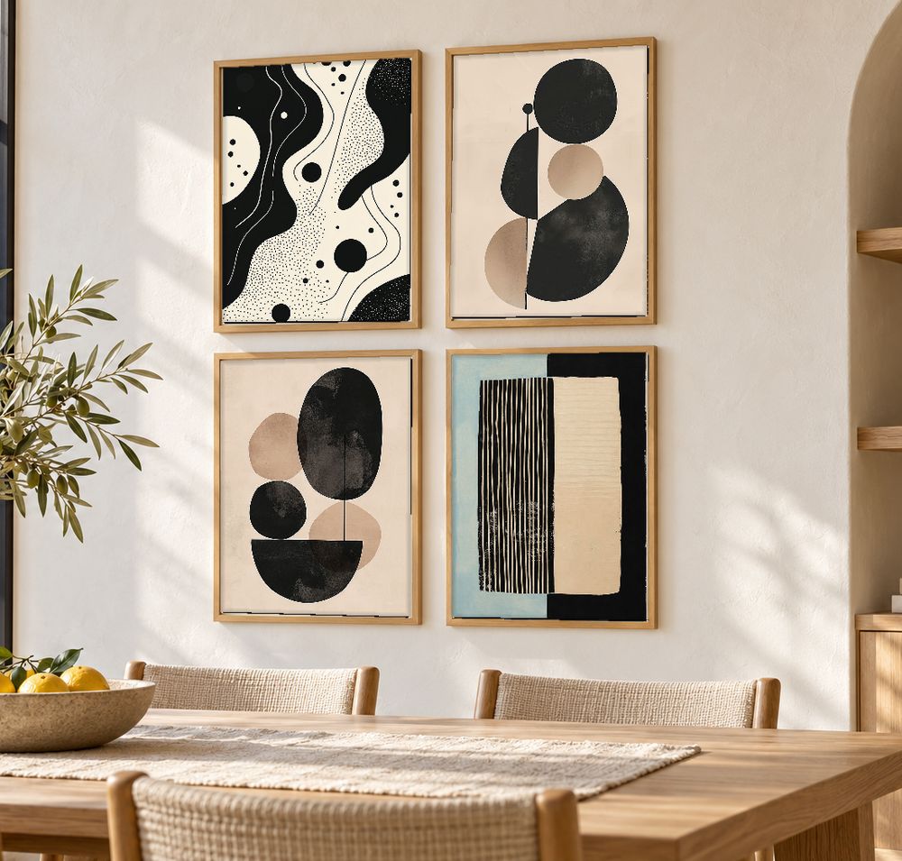 Set de cuadros decorativos que combinan
