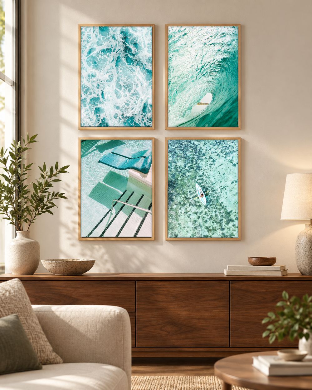 Set de cuadros decorativos que combinan