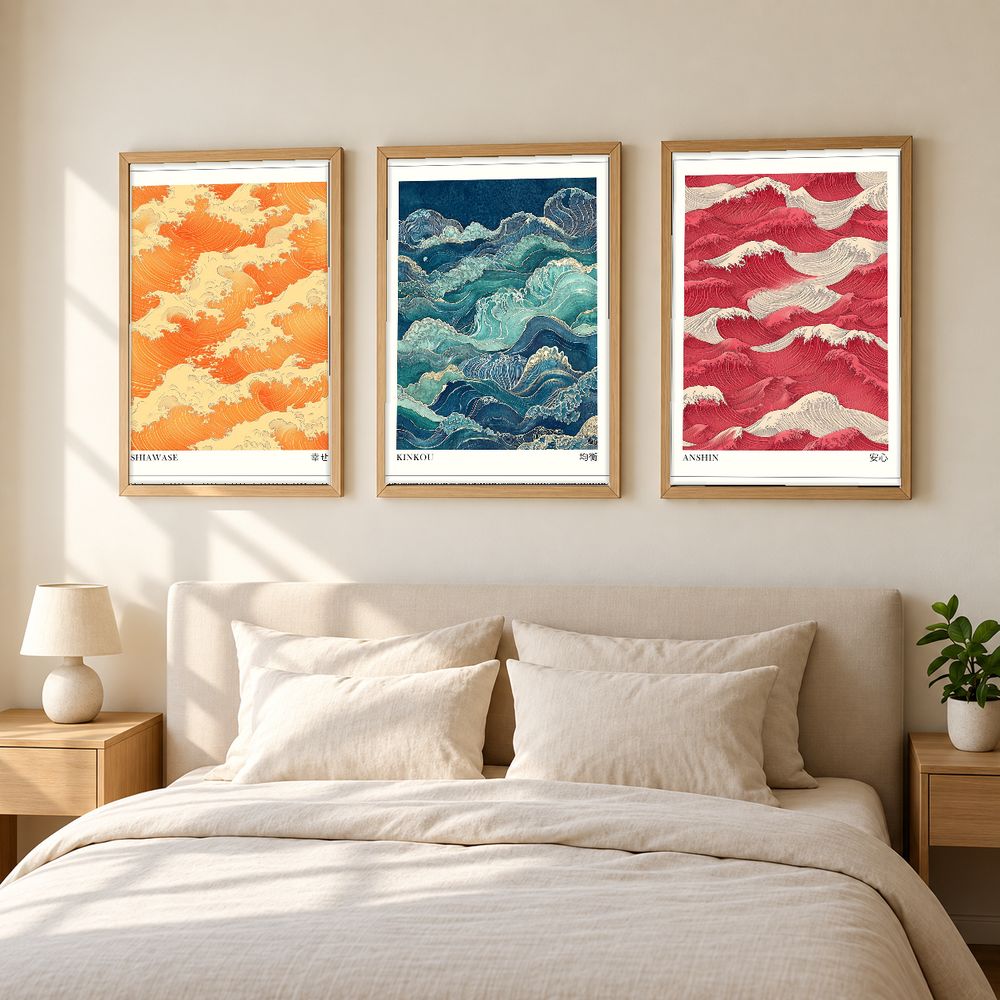Set de cuadros decorativos que combinan