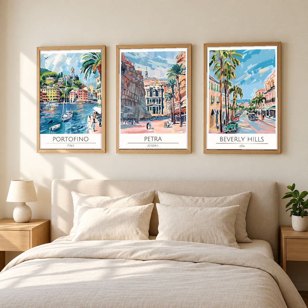 Set de cuadros decorativos que combinan