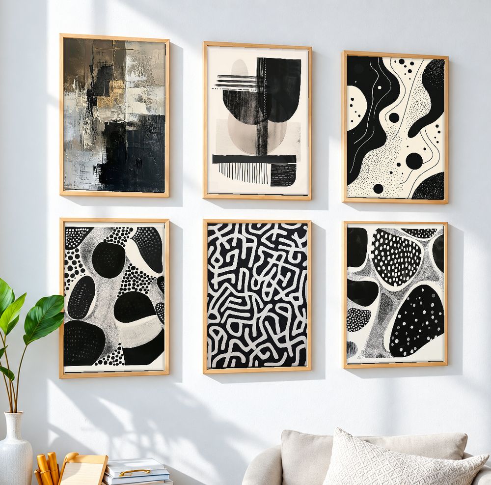 Set de cuadros decorativos que combinan