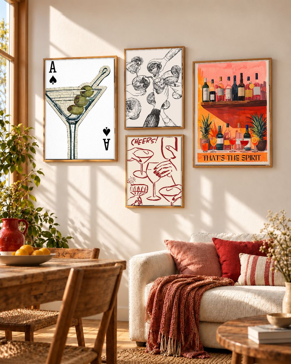 Set de cuadros decorativos que combinan