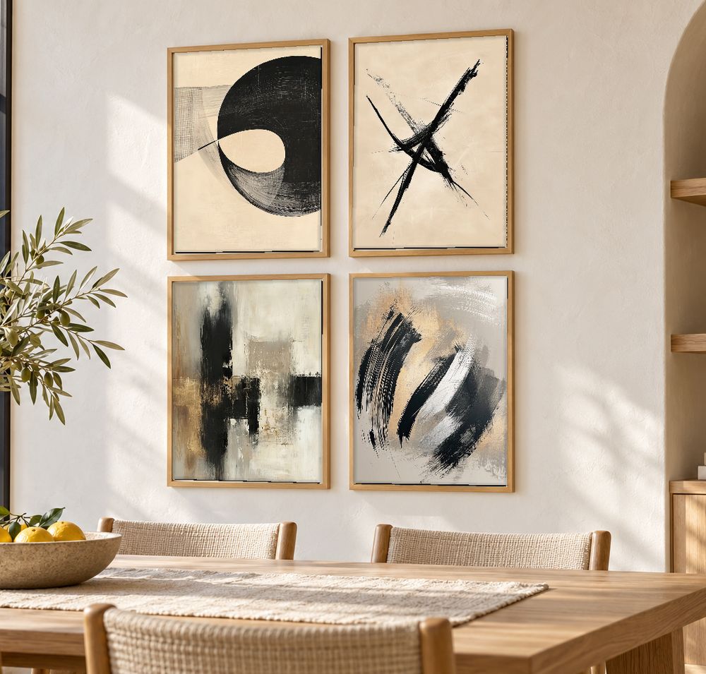 Set de cuadros decorativos que combinan
