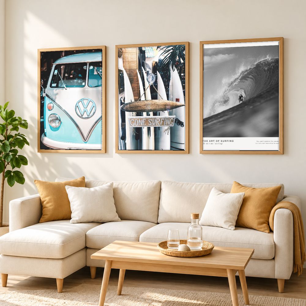 Set de cuadros decorativos que combinan