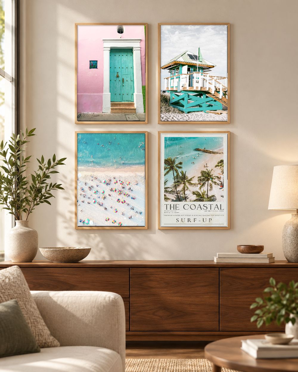 Set de cuadros decorativos que combinan