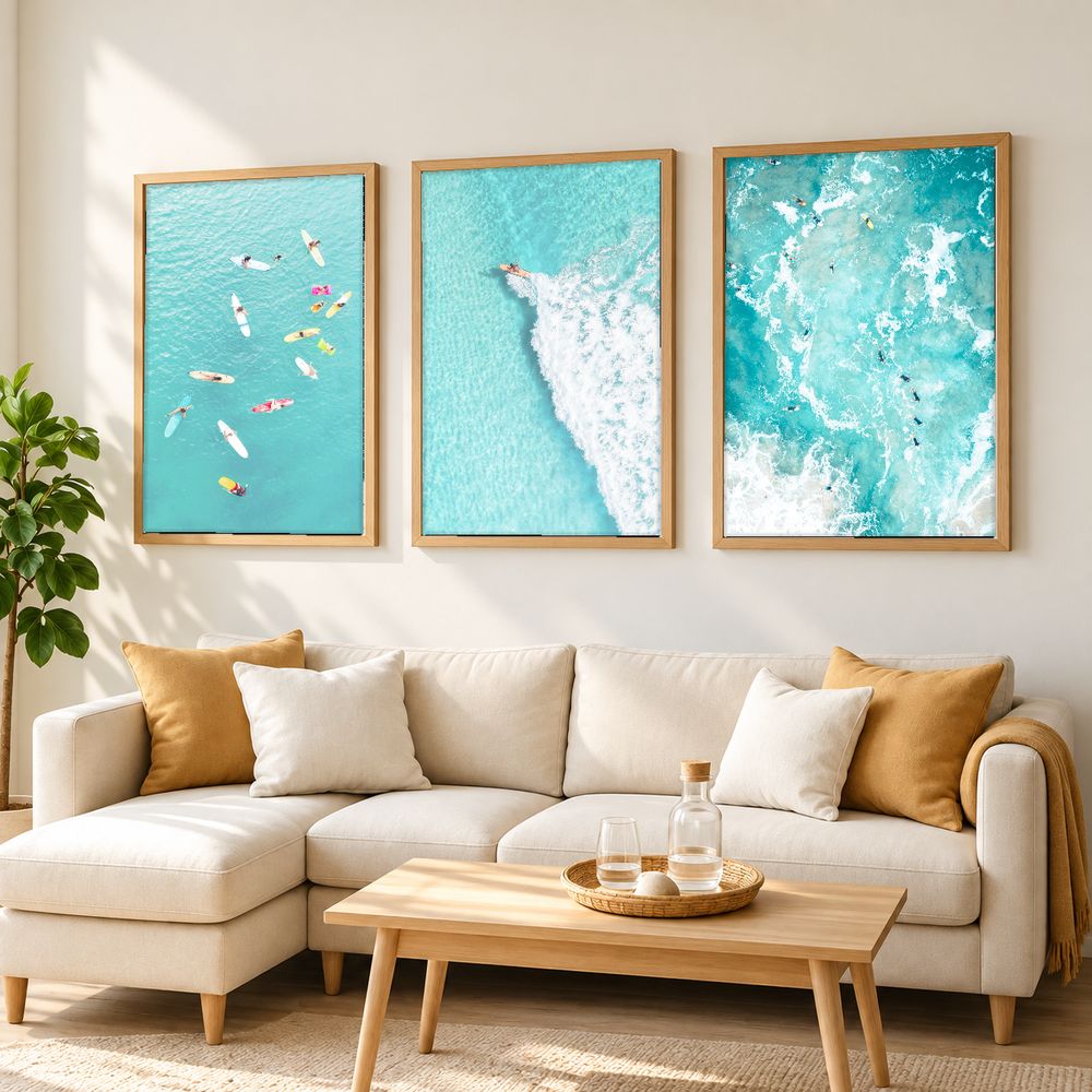 Set de cuadros decorativos que combinan