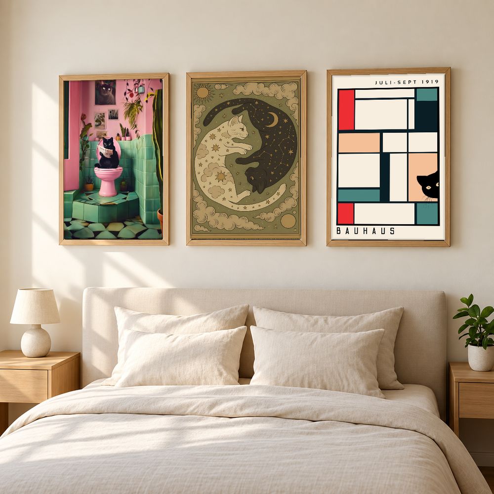 Set de cuadros decorativos que combinan