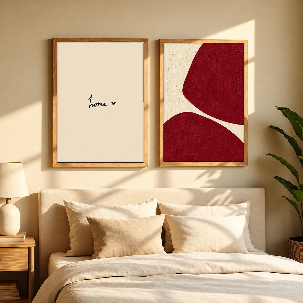 Set de cuadros decorativos que combinan