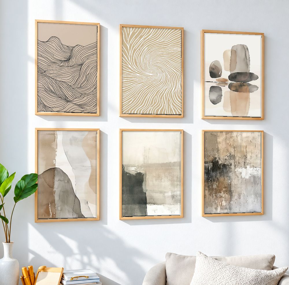 Set de cuadros decorativos que combinan