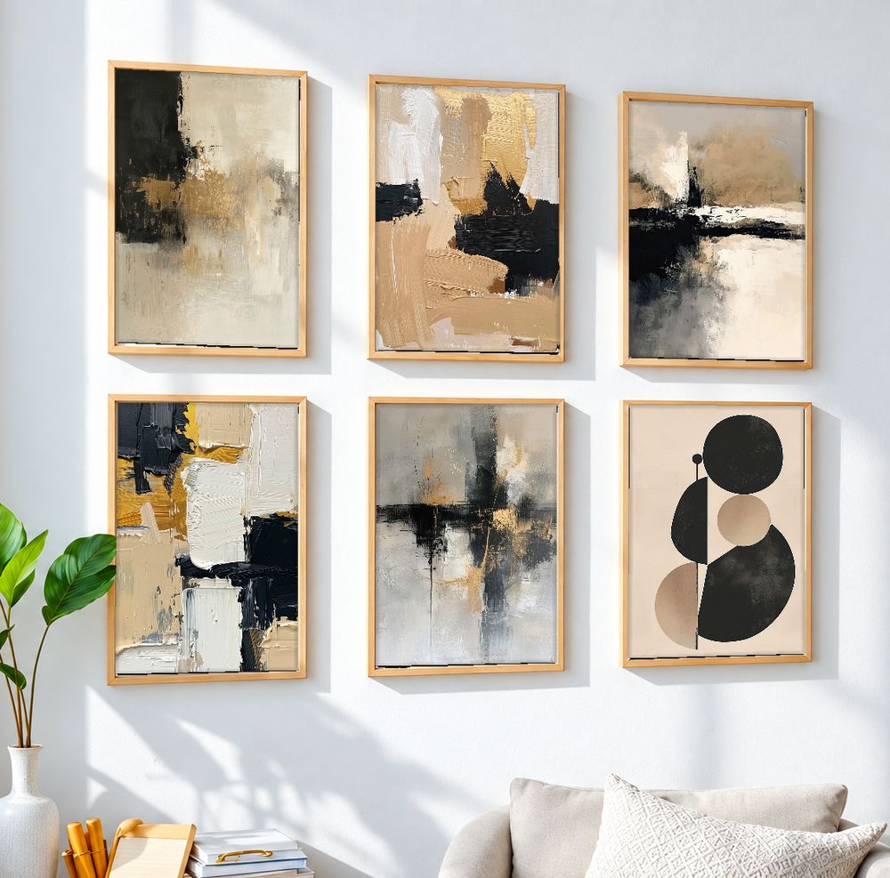 Set de cuadros decorativos que combinan
