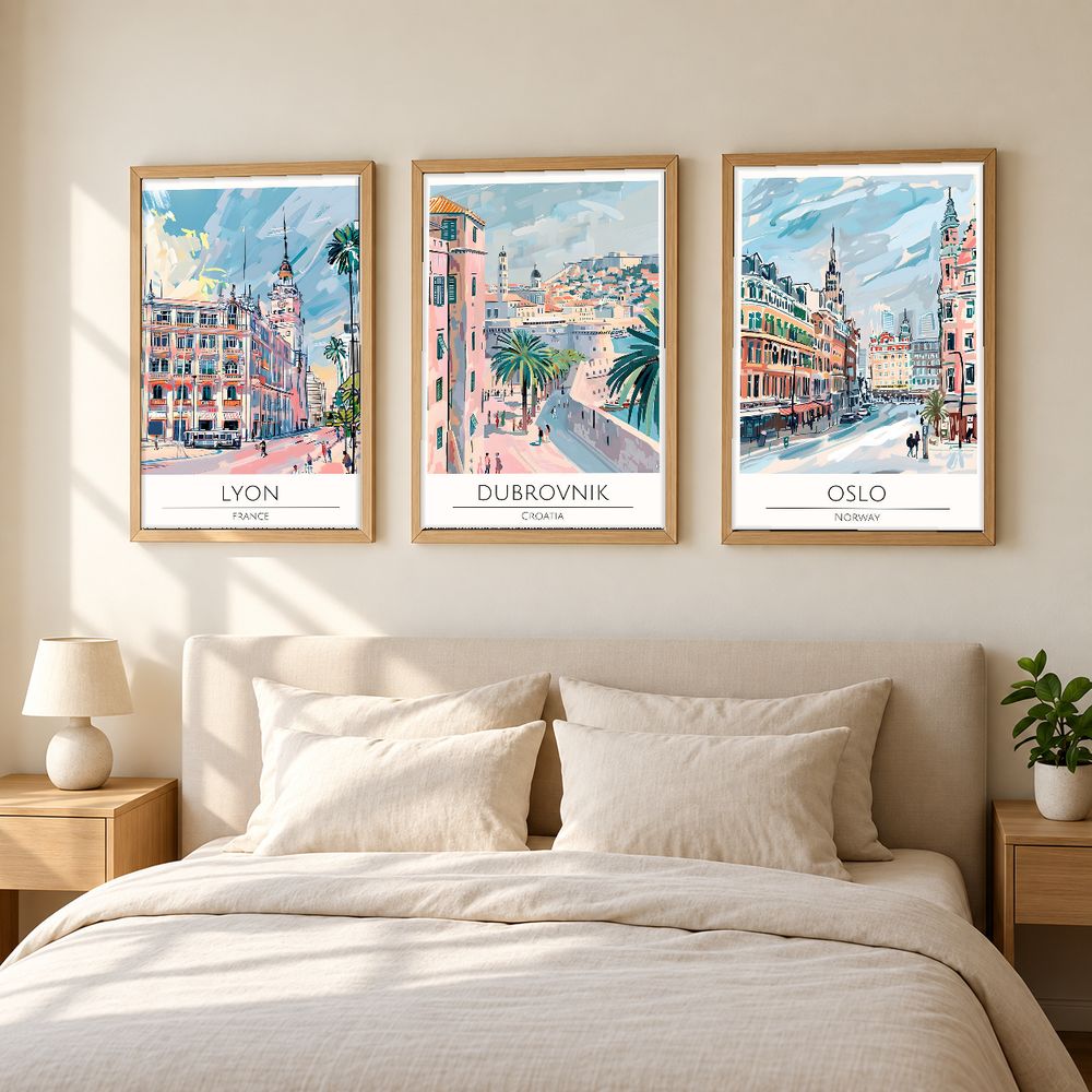 Set de cuadros decorativos que combinan