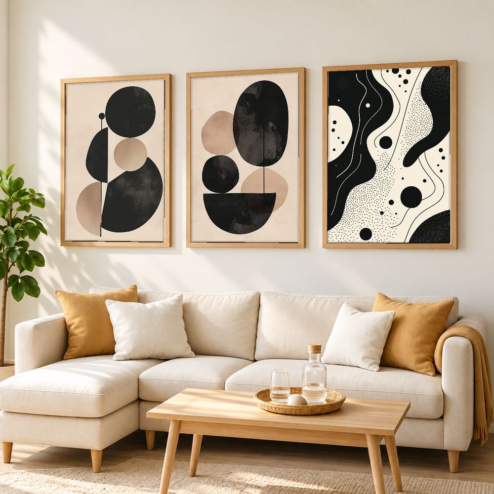 Set de cuadros decorativos que combinan