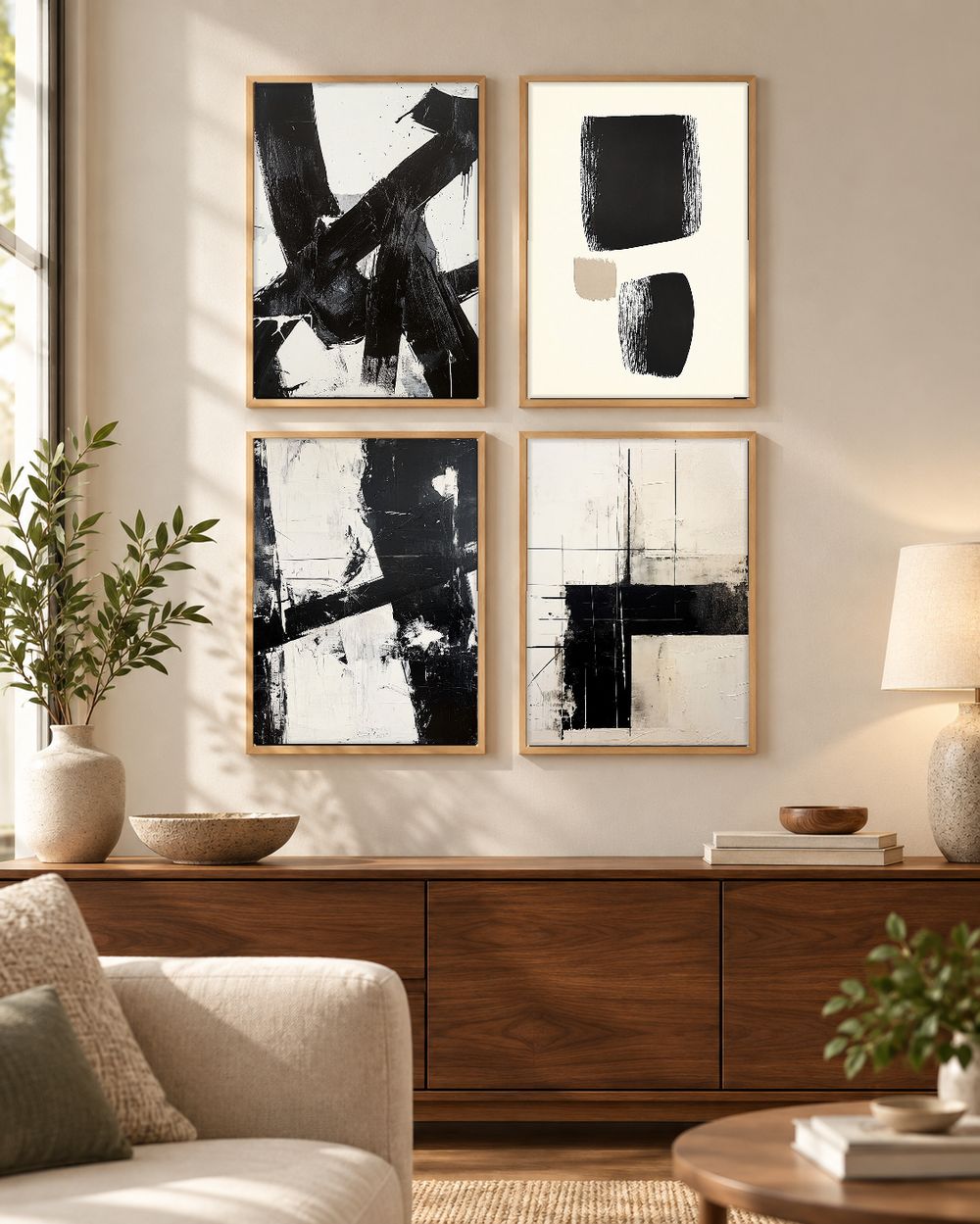 Set de cuadros decorativos que combinan
