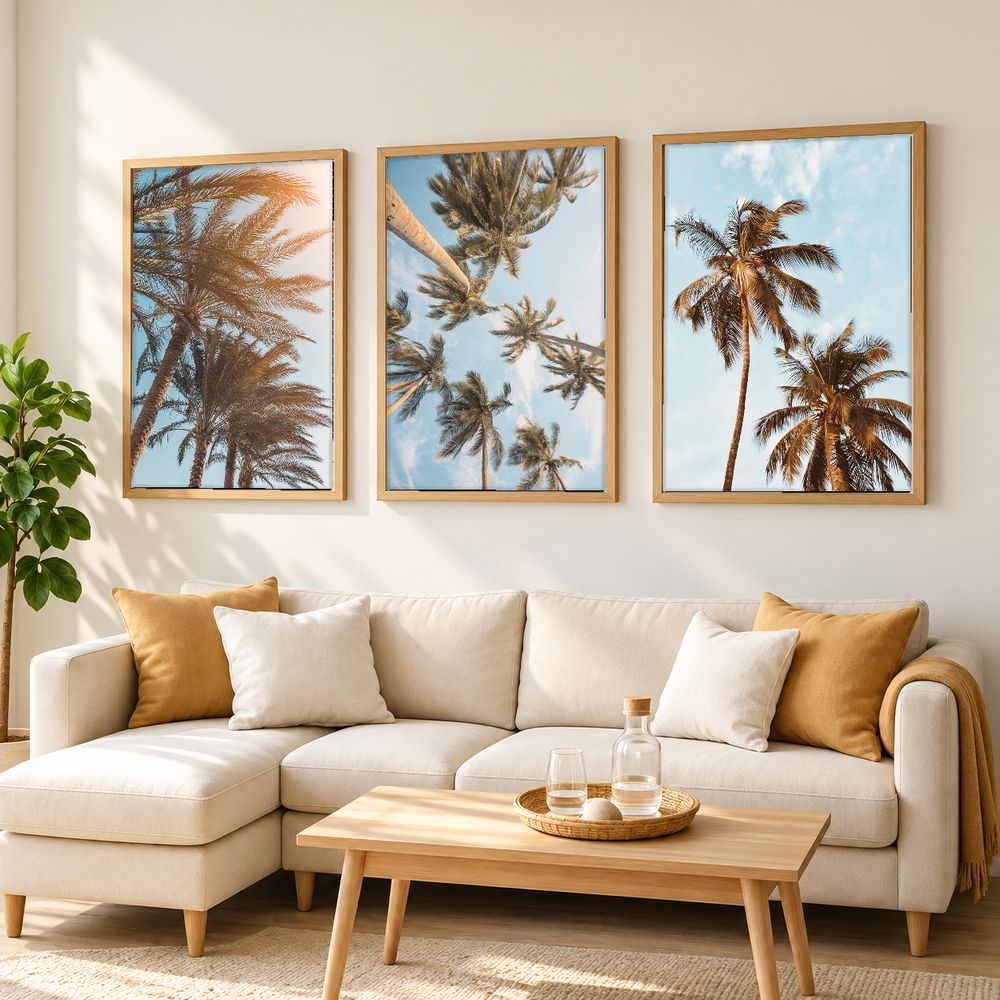 Set de cuadros decorativos que combinan
