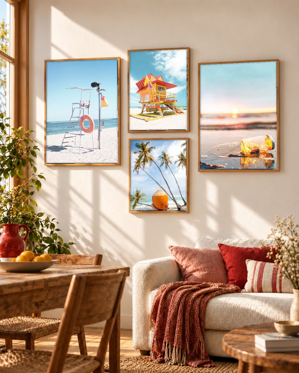 Set de cuadros decorativos que combinan