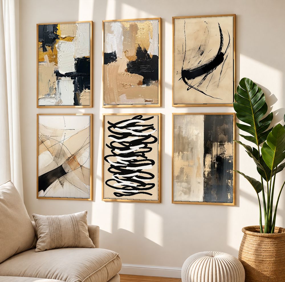Set de cuadros decorativos que combinan