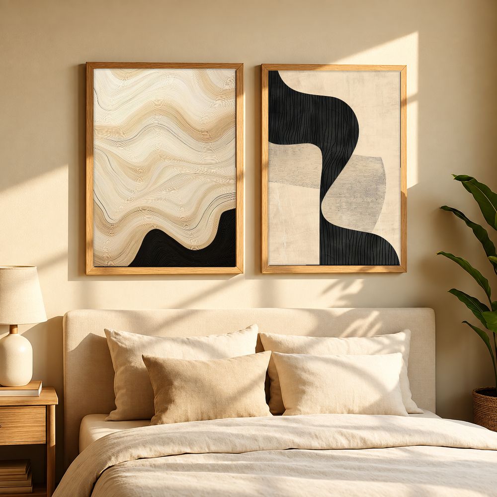 Set de cuadros decorativos que combinan