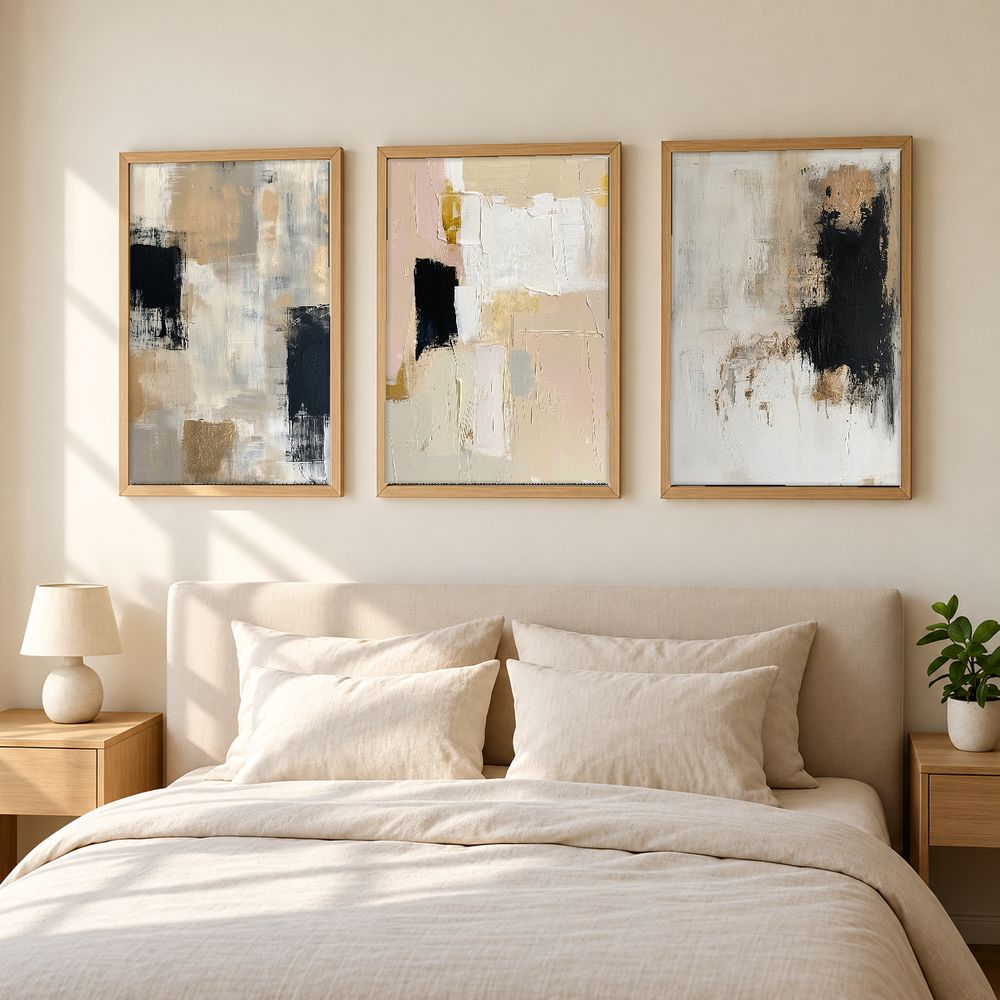 Set de cuadros decorativos que combinan