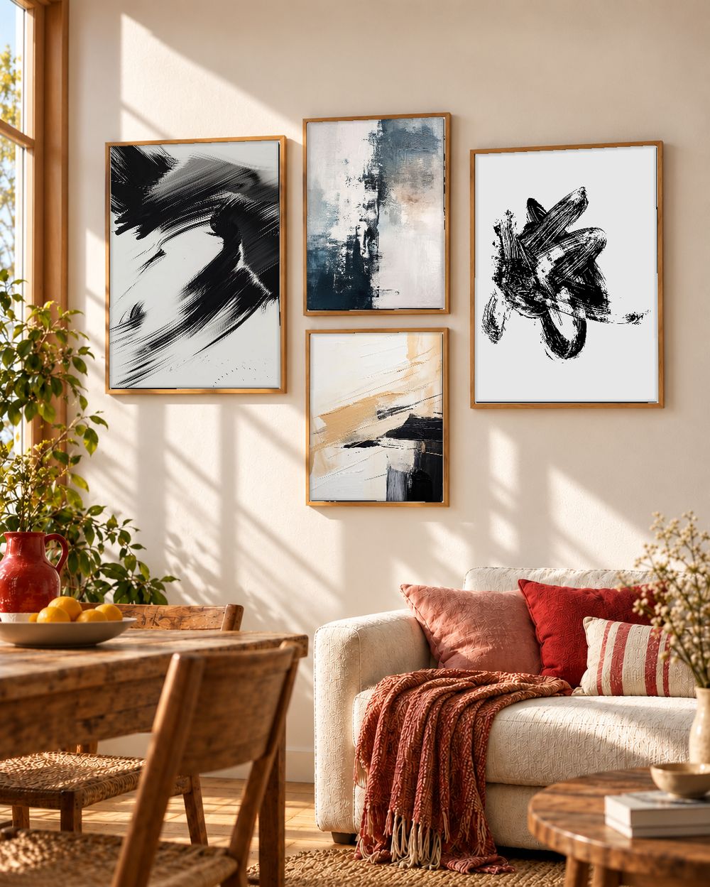Set de cuadros decorativos que combinan
