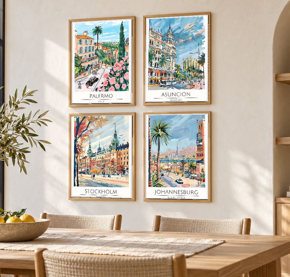 Set de cuadros decorativos que combinan
