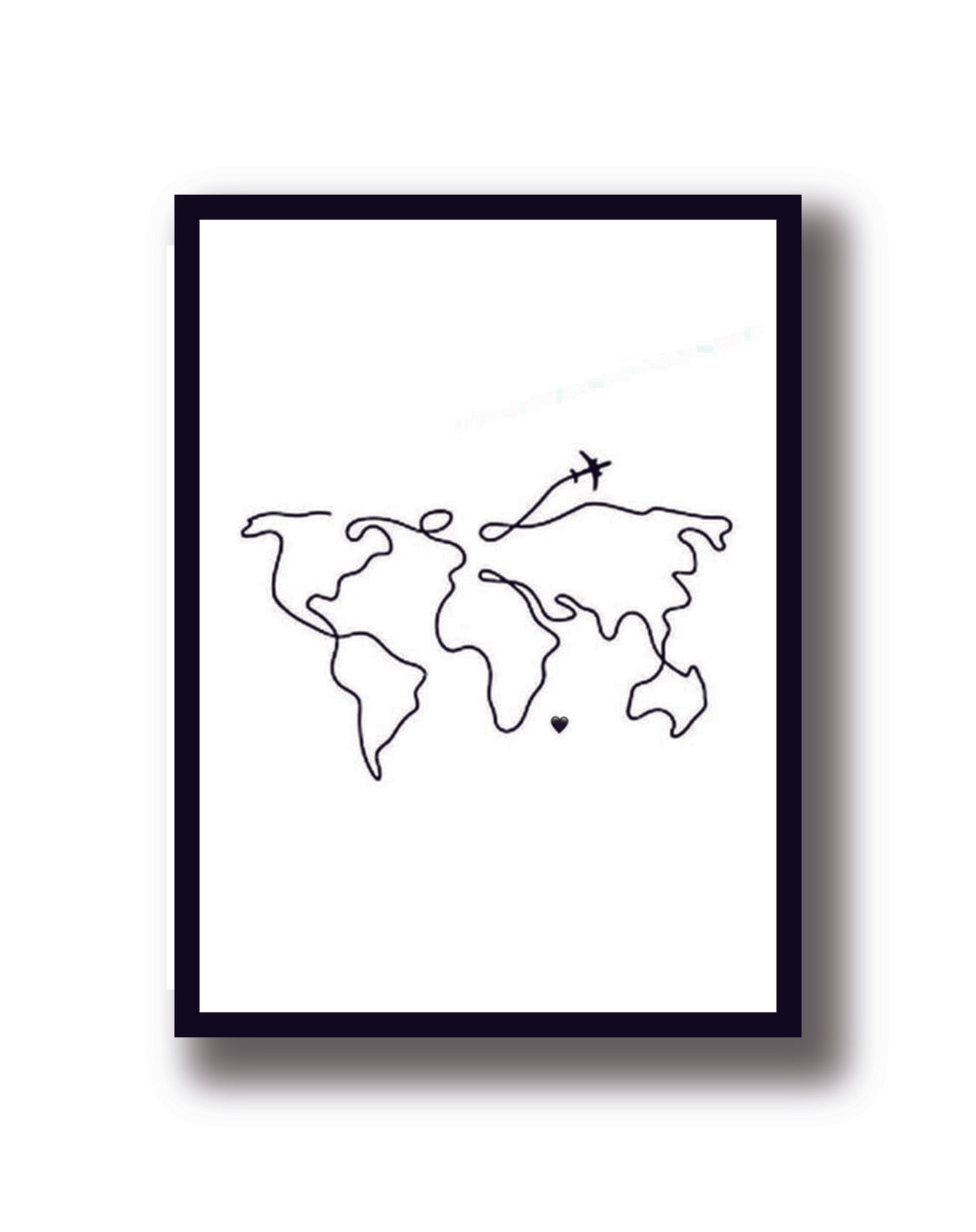 Cuadro Decorativo Mapa Mundi, Mapa del Mundo, Travel, Viajes