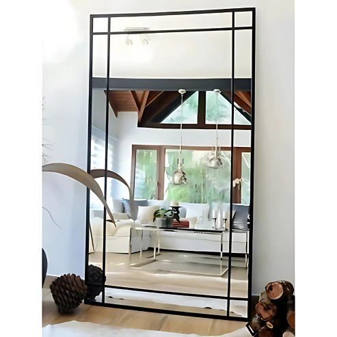 Espejo Rectangular Hierro Repartido Varias Medidas