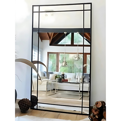 Espejo Rectangular Hierro Repartido Varias Medidas