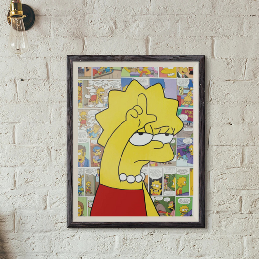 Cuadro Decorativo Lisa Simpson