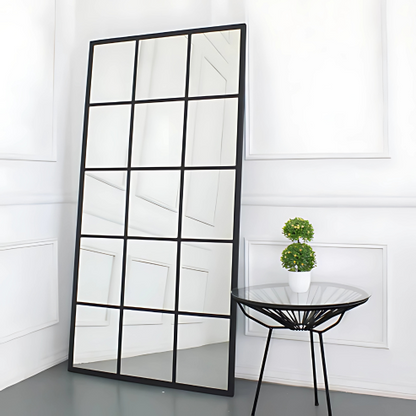 Espejo Rectangular Ventana Hierro