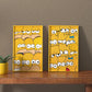 Set x2 Cuadro Decorativo Los Simpsons