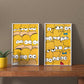 Set x2 Cuadro Decorativo Los Simpsons