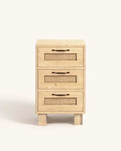 Mesita de noche con cajones Marnie