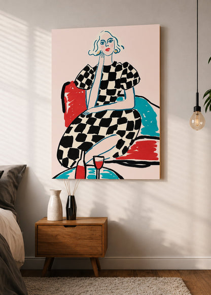 Cuadro Decorativo Mural Sin Marco 5mm - Abstractos, Ilustraciones Modernas XXXIV