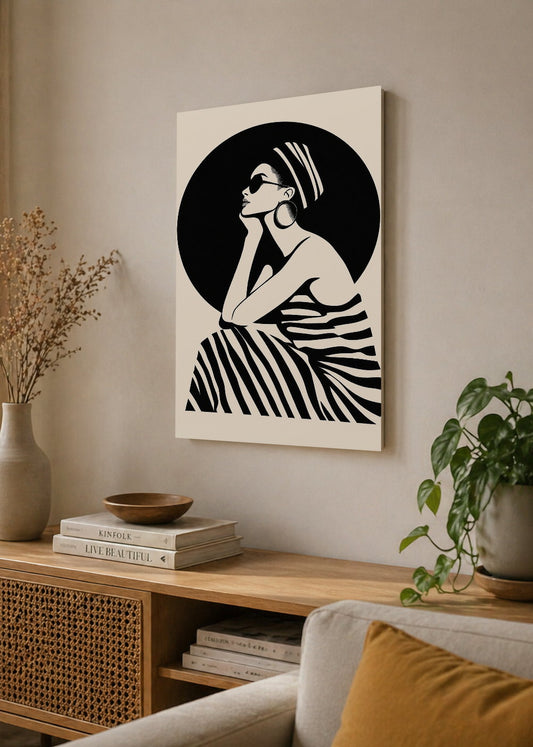 Cuadro Decorativo Mural Sin Marco 5mm - Abstractos Modernos, Abrilia X