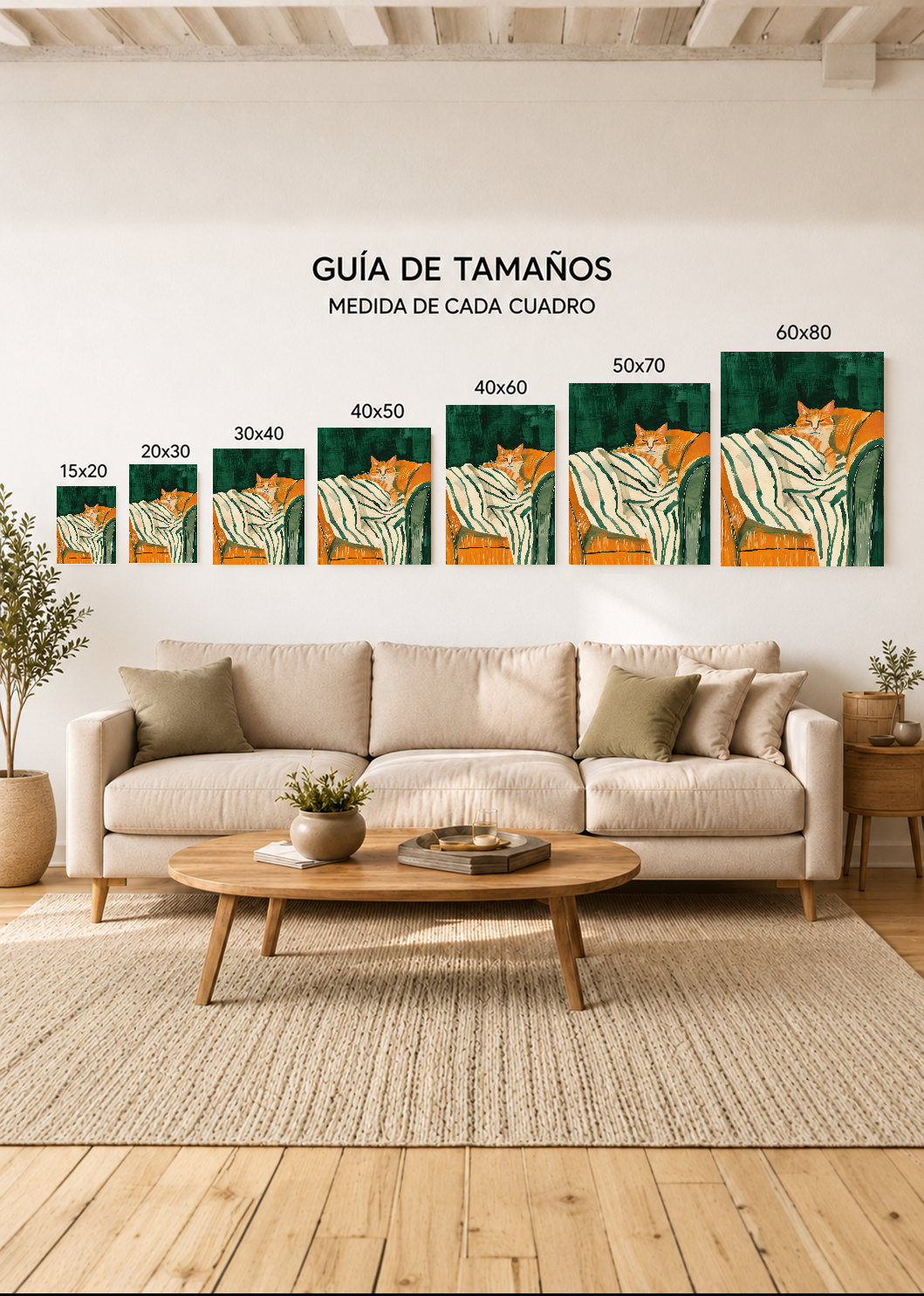 Cuadro Decorativo Mural Sin Marco 5mm - Abstractos Modernos, Atelier 36 XVIII