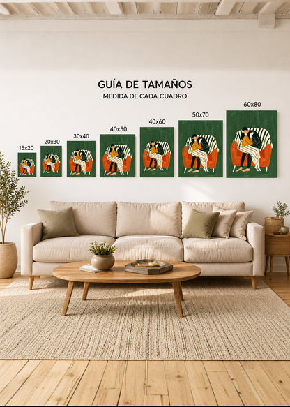 Cuadro Decorativo Mural Sin Marco 5mm - Abstractos, Modernos, Ilustraciones Modernas XXII
