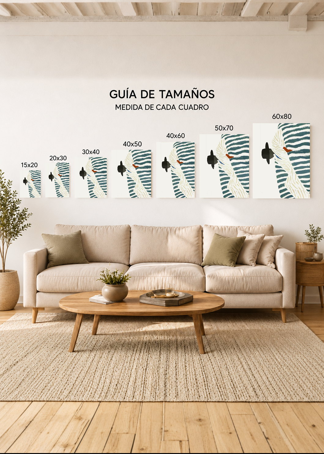 Cuadro Decorativo Mural Sin Marco 5mm - Abstractos, Modernos, Ilustraciones Modernas XXI