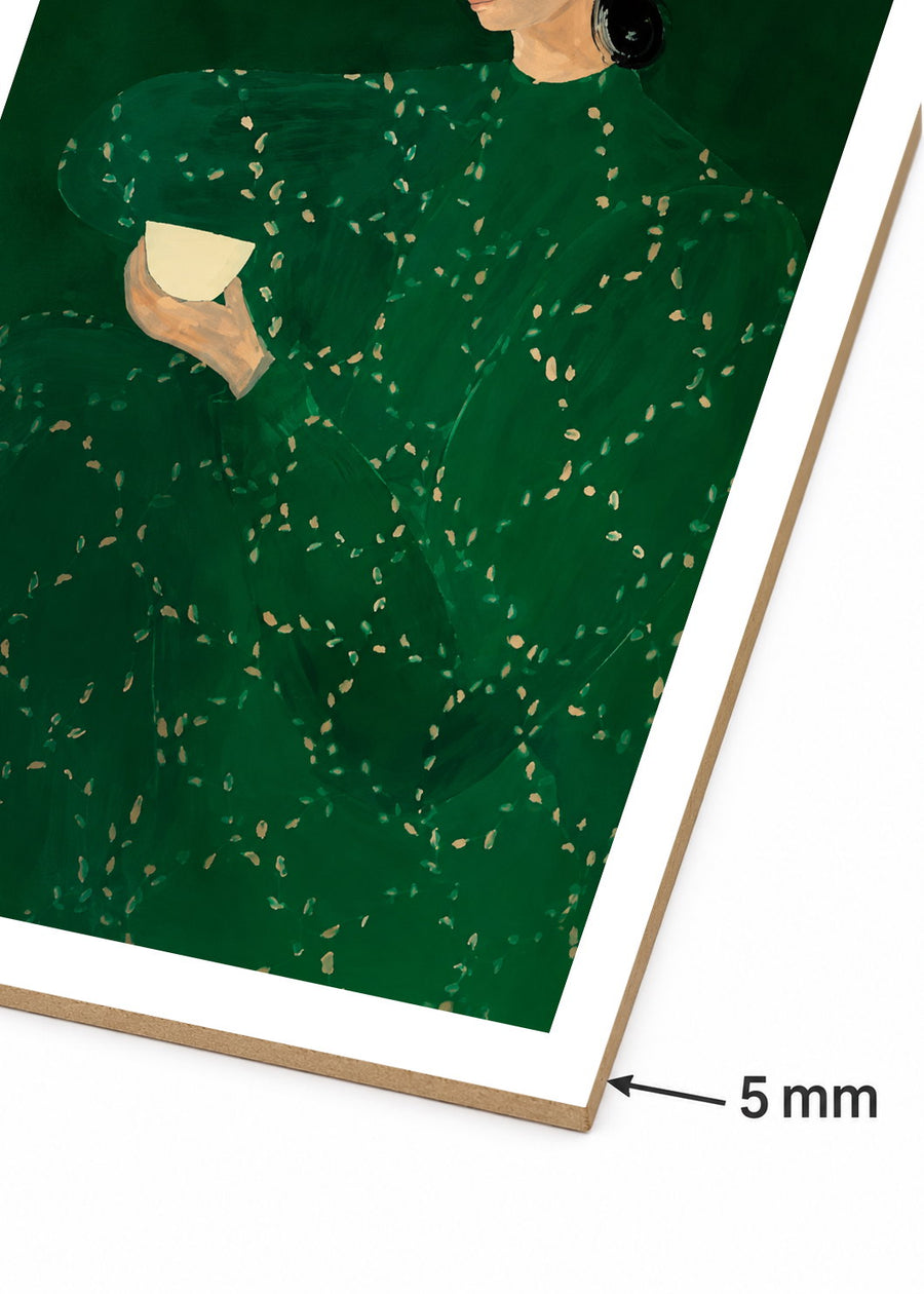 Detalle del canto de MDF de 5 mm