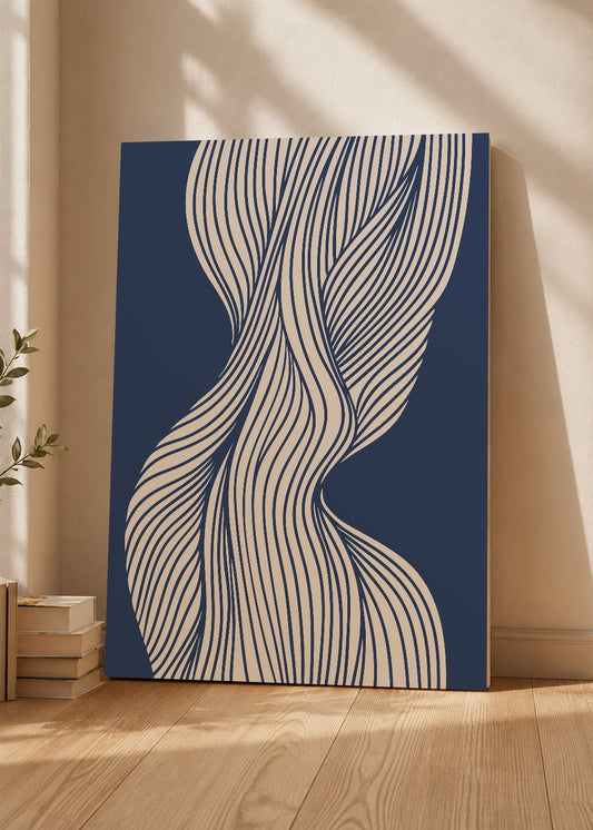 Cuadro Decorativo Mural Sin Marco 5mm - Azul como el mar AZUL II