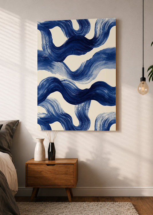 Cuadro Decorativo Mural Sin Marco 5mm - Azul como el mar AZUL III