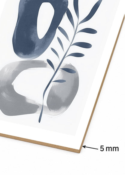 Cuadro Decorativo Mural Sin Marco 5mm - Azul como el mar AZUL VIII