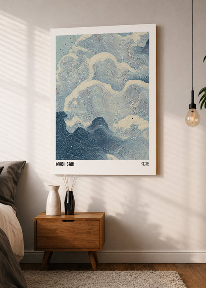 Cuadro Decorativo Mural Sin Marco 5mm - Azul como el mar AZUL XI