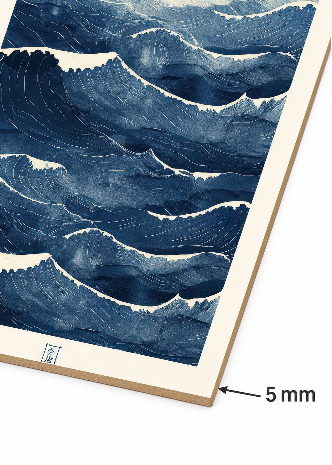 Cuadro Decorativo Mural Sin Marco 5mm - Azul como el mar AZUL X