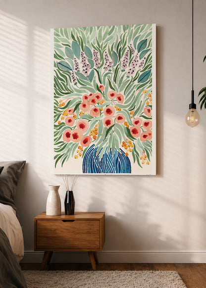 Cuadro Decorativo Mural Sin Marco 5mm - Botánicos, Plantas, Botanic Vibes XVI