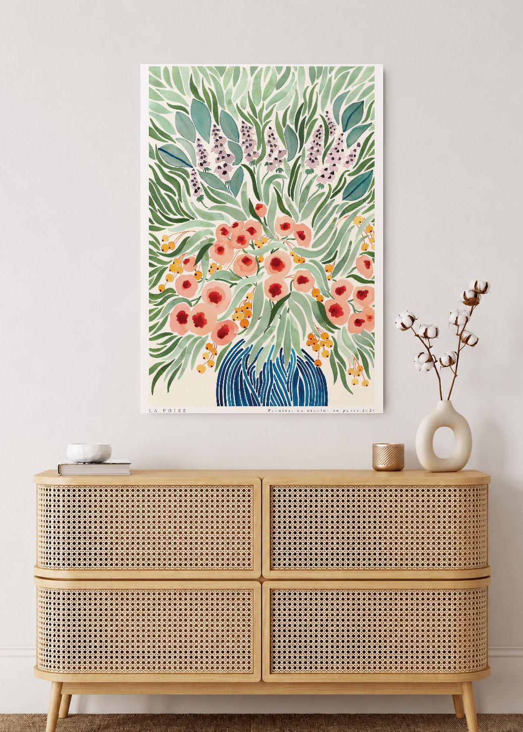 Cuadro Decorativo Mural Sin Marco 5mm - Botánicos, Plantas, Botanic Vibes XVI