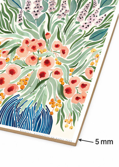 Cuadro Decorativo Mural Sin Marco 5mm - Botánicos, Plantas, Botanic Vibes XVI