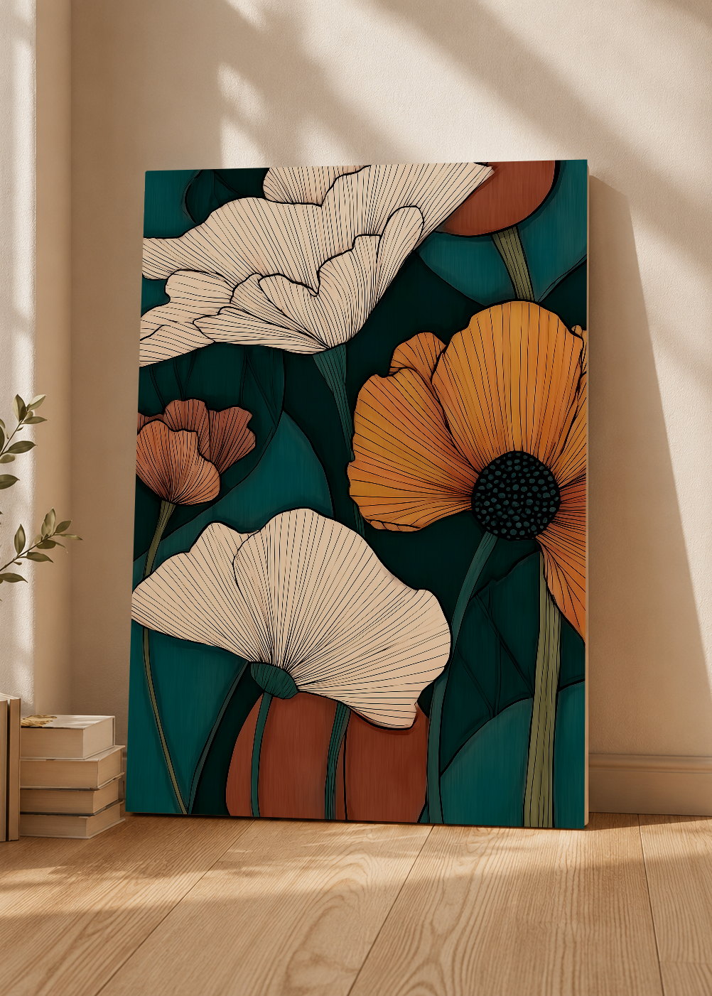 Cuadro Decorativo Mural Sin Marco 5mm - Botánicos, Plantas, Botanic Vibes XV